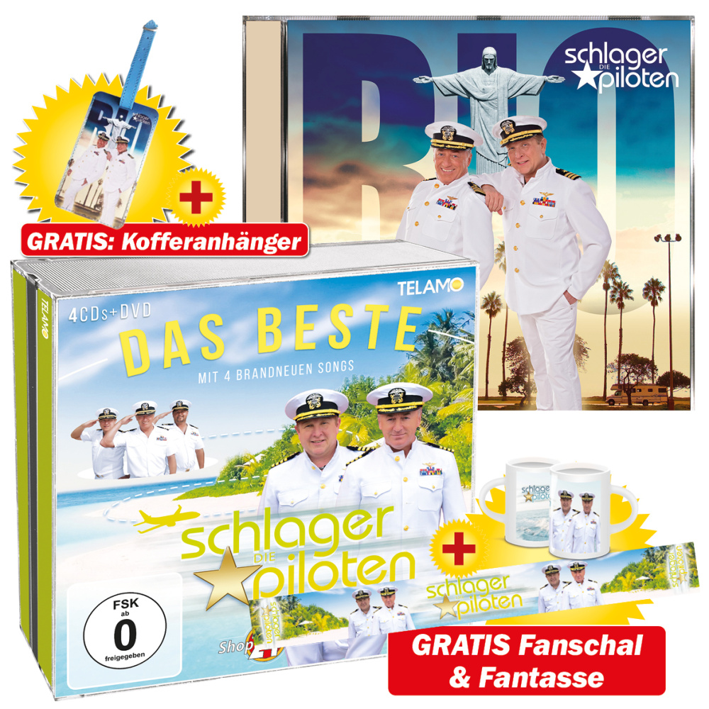 RIO + Das Beste + GRATIS Fan-Schal & Fan-Tasse & Kofferanhänger