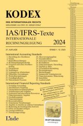 KODEX Internationale Rechnungslegung IAS/IFRS - Texte 2024