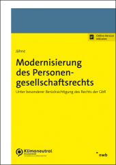 Modernisierung des Personengesellschaftsrechts