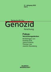 Zeitschrift für Genozidforschung 21. Jahrgang 2023, Heft 2