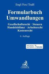 Formularbuch Umwandlungen, m. 1 Buch, m. 1 Online-Zugang