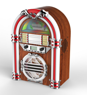 Jukebox mit Farbwechsel + Schlager Hits 2023