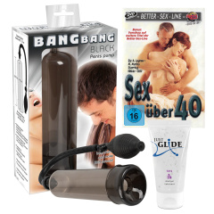 Sparset: Bang Bang - Penispumpe + 50 ml Gleitgel + DVD "Sex über 40"