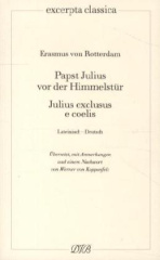 Papst Julius vor der Himmelstür. Julius exclusus e coelis