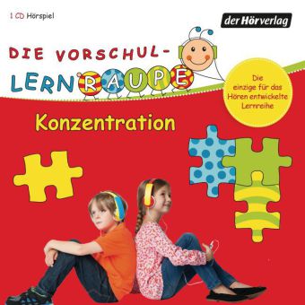 Die Vorschul-Lernraupe - Konzentration, 1 Audio-CD