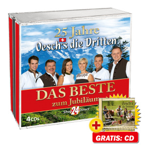 25 Jahre - DAS BESTE zum Jubiläum + GRATIS: CD - Vätu's Wunschliste zum 60. Geburtstag
