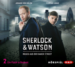 Sherlock & Watson - Neues aus der Baker Street: Ein Fluch in Rosarot, 1 Audio-CD