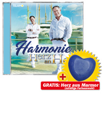 Herz an Herz + GRATIS Herz aus Marmor