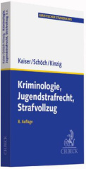 Kriminologie, Jugendstrafrecht, Strafvollzug