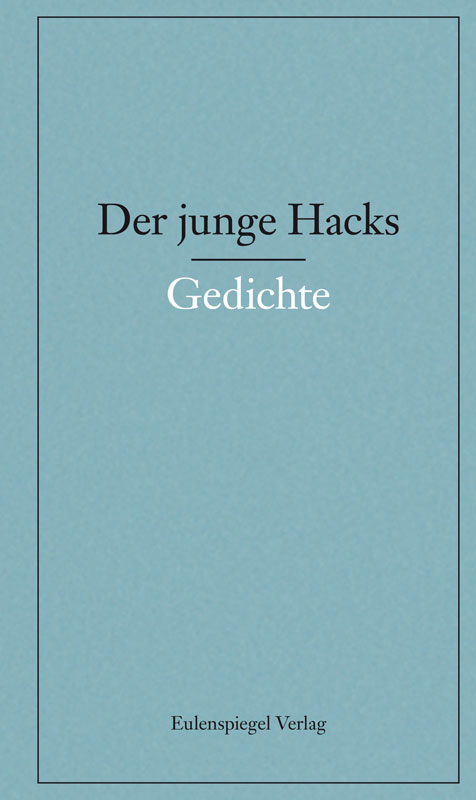 Hacks: Der junge Hacks 1 