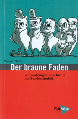 Taler: Der braune Faden (TB) (Mängelexemplar)
