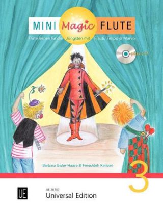 Mini Magic Flute, für 1-2 Querflöten (teilweise mit Klavierbegleitung), m. Audio-CD. Bd.3