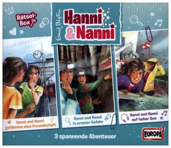 Hanni und Nanni - Rätselbox, 3 Audio-CDs