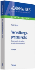 Verwaltungsprozessrecht (VwGR)